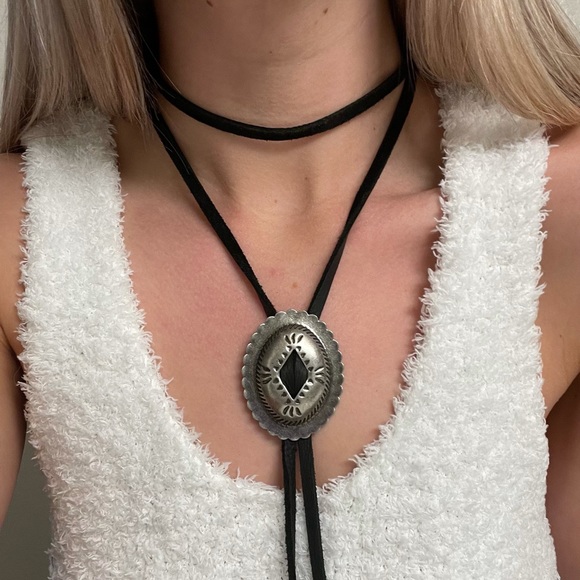 Handmade bolo necklace